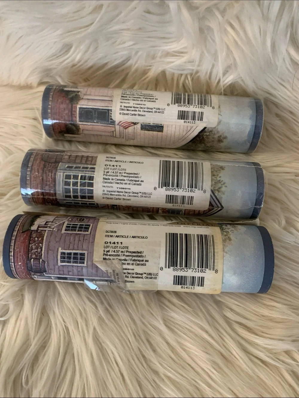 David Carter Brown Collection pre-pasted wallpaper border 3 rolls, 5yd each